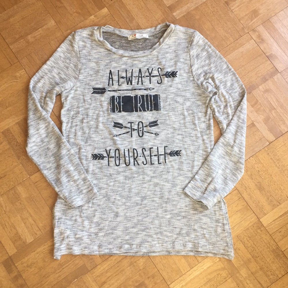 Gray sweater